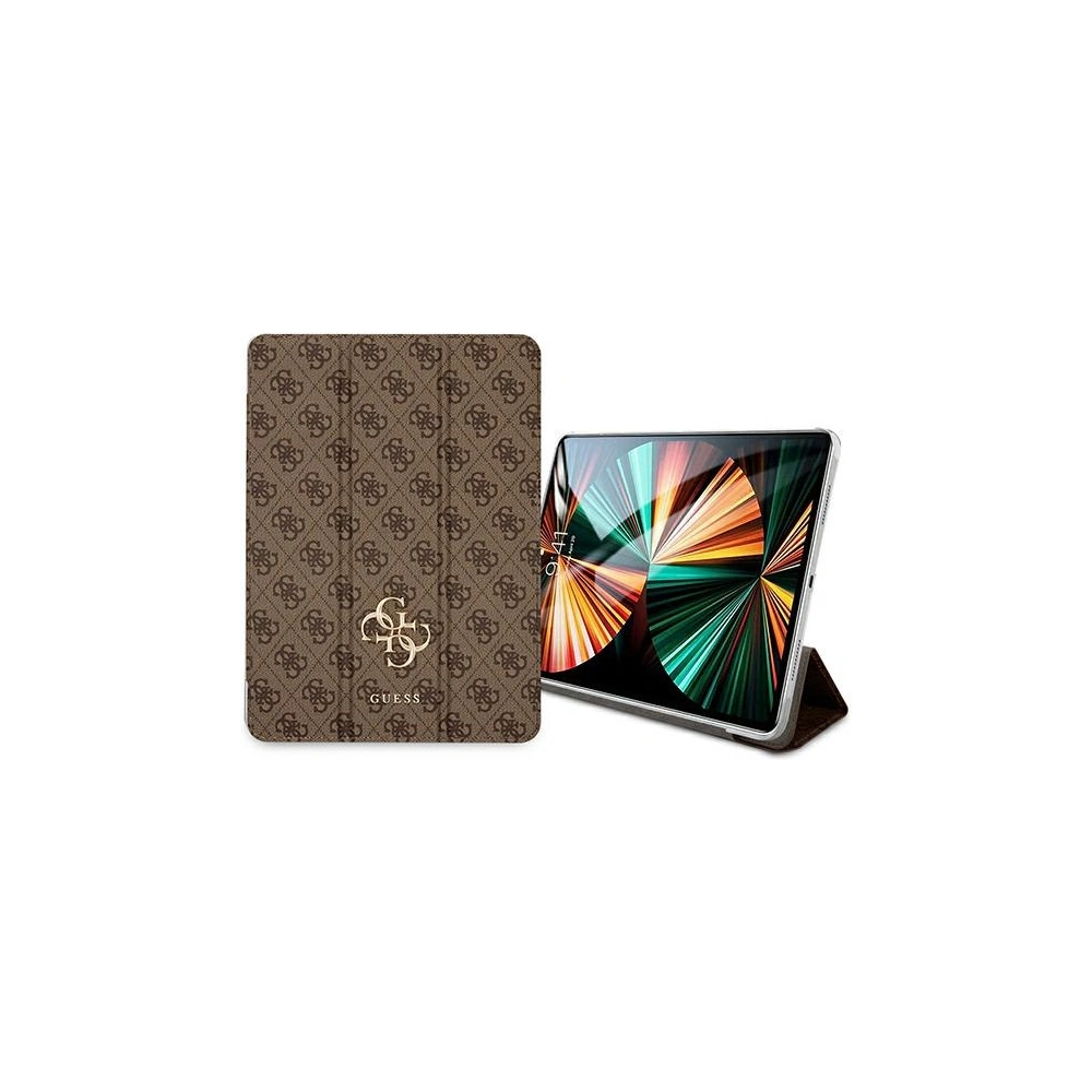 Etui Guess GUIC11G4GFBR Apple iPad Pro 11 2021 (3. generacji) Book Cover brąz/brown 4G Collection
