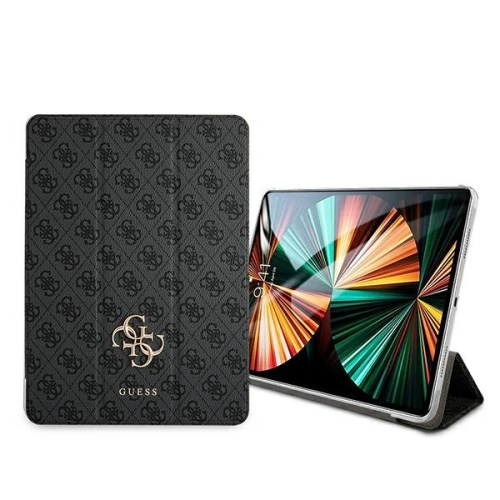 Kup Etui Guess GUIC12G4GFGR Apple iPad Pro 12.9 2021 (5. generációs) Book Cover szürke/grey 4G Collection - GUE1234GRY - {ean13} - Sklep Home Screen