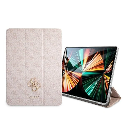 Kup Etui Guess GUIC12G4GFPI Apple iPad Pro 12.9 2021 (5. generație) Book Cover roz/pink 4G Collection - GUE1235PNK - {ean13} - Sklep Home Screen