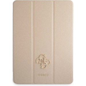 Kup Etui Guess GUIC12PUSASGO Apple iPad Pro 12.9 2021 (5. generacji) Book Cover złoty/gold Saffiano Collection - GUE1237GLD - {ean13} - Sklep Home Screen