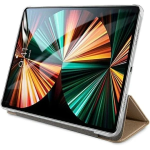 Kup Etui Guess GUIC12PUSASGO Apple iPad Pro 12.9 2021 (5. generacji) Book Cover złoty/gold Saffiano Collection - GUE1237GLD - {ean13} - Sklep Home Screen
