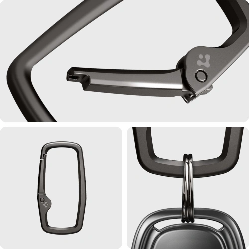 Kup Spigen Karabiner Karabiner Rugged Schwarz [3 PACK] - SPN1677BLK - {ean13} - Sklep Home Screen
