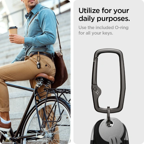 Kup Karabin Spigen Carabiner Robus Fekete [3 CSOMAG] - SPN1677BLK - {ean13} - Sklep Home Screen