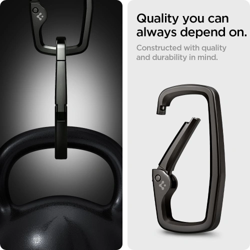 Kup Spigen Karabiner Karabiner Rugged Schwarz [3 PACK] - SPN1677BLK - {ean13} - Sklep Home Screen