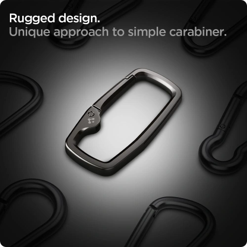 Kup Spigen Karabiner Karabiner Rugged Schwarz [3 PACK] - SPN1677BLK - {ean13} - Sklep Home Screen