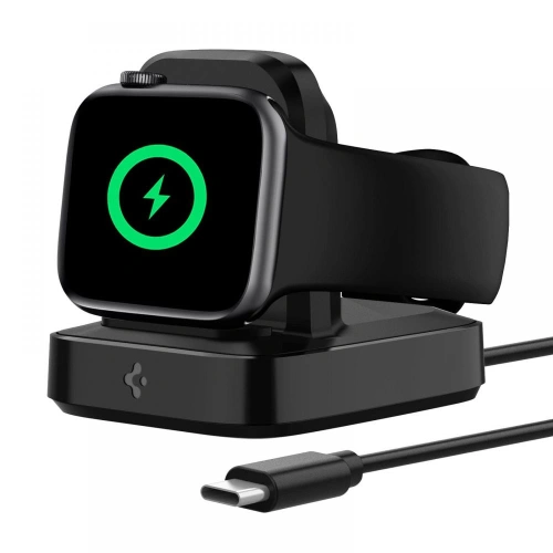 Buy Spigen PF2002 PowerArc Apple Watch Wireless Charger Black - SPN1678BLK - {ean13} - Home Screen Store Europe