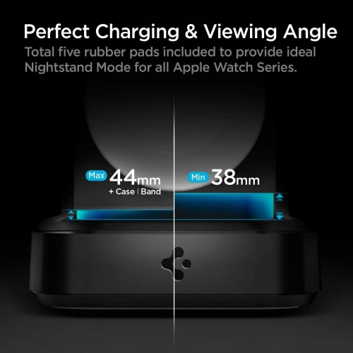Buy Spigen PF2002 PowerArc Apple Watch Wireless Charger Black - SPN1678BLK - {ean13} - Home Screen Store Europe