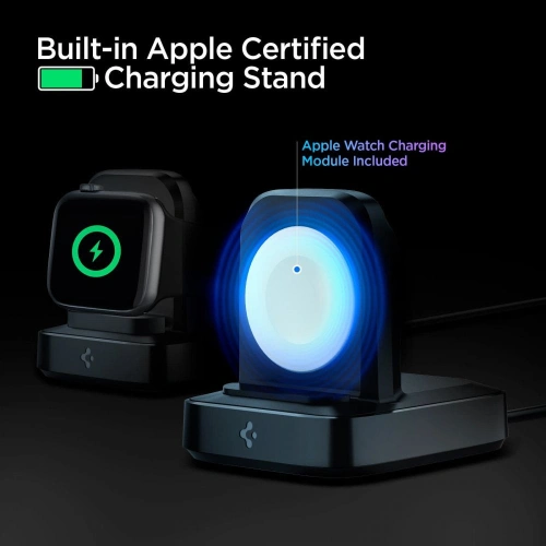 Buy Spigen PF2002 PowerArc Apple Watch Wireless Charger Black - SPN1678BLK - {ean13} - Home Screen Store Europe