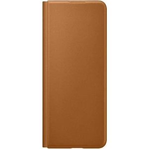 Samsung Galaxy Z Fold 3 EF-FF926LAEGWW camel Leather Filp Cover