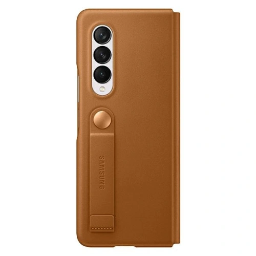 Kup Samsung Tasche Galaxy Z Fold 3 EF-FF926LAEGWW camel Leder Filp Hülle - SMG433CAM - {ean13} - Sklep Home Screen