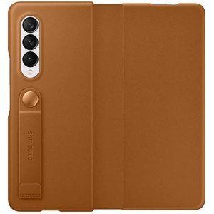 Kup Etui Samsung Galaxy Z Fold 3 EF-FF926LAEGWW camel Leather Filp Cover - SMG433CAM - {ean13} - Sklep Home Screen