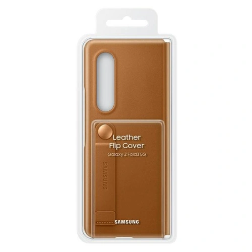 Kup Samsung Tasche Galaxy Z Fold 3 EF-FF926LAEGWW camel Leder Filp Hülle - SMG433CAM - {ean13} - Sklep Home Screen