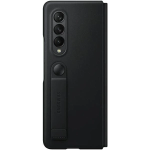 Kup Etui Samsung Galaxy Z Fold 3 EF-FF926LBEGWW czarny/black Leather Flip Cover - SMG434BLK - {ean13} - Sklep Home Screen