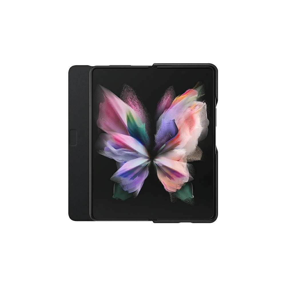 Etui Samsung Galaxy Z Fold 3 EF-FF926LBEGWW czarny/black Leather Flip Cover