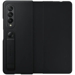 Etui Samsung Galaxy Z Fold 3 EF-FF926LBEGWW černé/black Leather Flip Cover