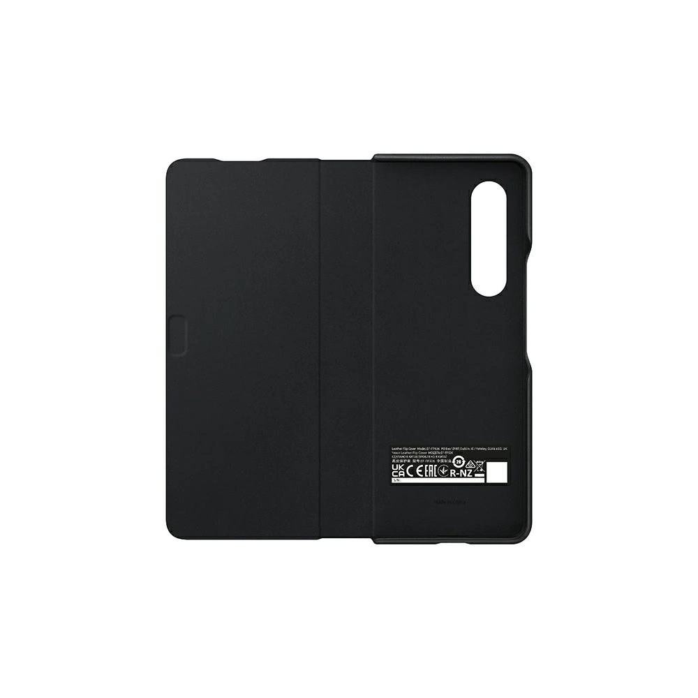 Etui Samsung Galaxy Z Fold 3 EF-FF926LBEGWW czarny/black Leather Flip Cover