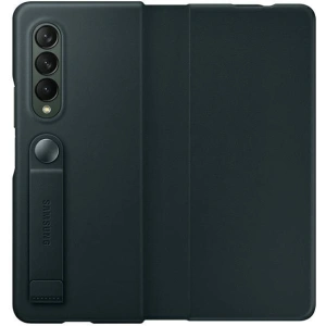 Etui Samsung Galaxy Z Fold 3 EF-FF926LGEGWW zöld/zöld Bőr Flip Tok