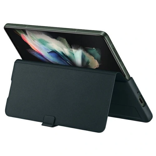 Kup Samsung Tasche Galaxy Z Fold 3 EF-FF926LGEGWW grün/grün Leder Flip Cover - SMG435GRN - {ean13} - Sklep Home Screen
