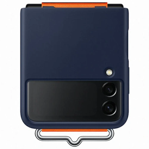 Kup Etui Samsung Galaxy Flip 3 EF-GF711TNEGWW sötétkék/szilikon borítású heveder - SMG436NAV - {ean13} - Sklep Home Screen