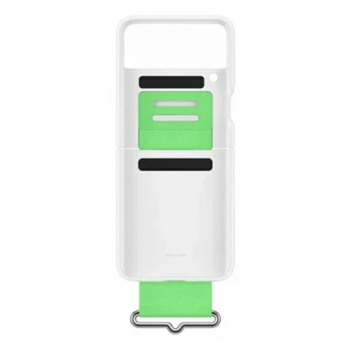 Kup Etui Samsung Galaxy Flip 3 EF-GF711TWEGWW bílý/white Silicone Cover Strap - SMG437WHT - {ean13} - Sklep Home Screen