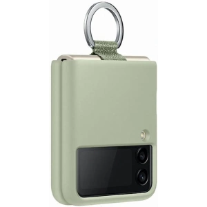 Kup Etui Samsung Galaxy Flip 3 EF-PF711TMEGWW oliwkowy/olive green Silicone Cover Ring - SMG439OLI - {ean13} - Sklep Home Screen
