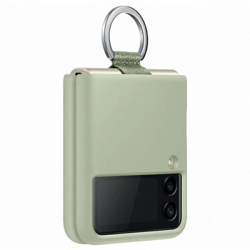 Kup Etui Samsung Galaxy Flip 3 EF-PF711TMEGWW olivový/olive green Silicone Cover Ring - SMG439OLI - {ean13} - Sklep Home Screen