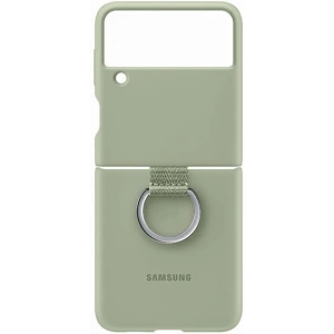 Kup Etui Samsung Galaxy Flip 3 EF-PF711TMEGWW oliwkowy/olive green Silicone Cover Ring - SMG439OLI - {ean13} - Sklep Home Screen