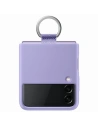 Etui Samsung Galaxy Flip 3 EF-PF711TVEGWW levendula/szilikon borítógyűrű
