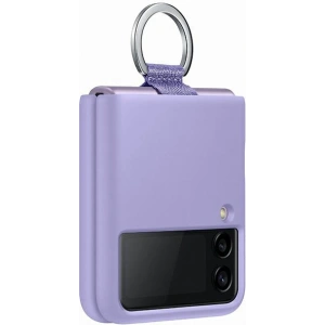 Kup Etui Samsung Galaxy Flip 3 EF-PF711TVEGWW lawendowy/lavender Silicone Cover Ring - SMG441LAV - {ean13} - Sklep Home Screen