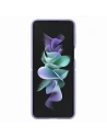 Kup Etui Samsung Galaxy Flip 3 EF-PF711TVEGWW levandulový/lavender Silicone Cover Ring - SMG441LAV - {ean13} - Sklep Home Screen