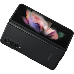 Kup Etui Samsung Galaxy Z Fold 3 EF-PF926TBEGWW czarny/black Silicone Cover - SMG442BLK - {ean13} - Sklep Home Screen