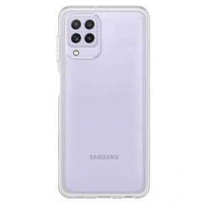 Samsung Galaxy A22 LTE EF-QA225TT Soft Clear Cover Transparent