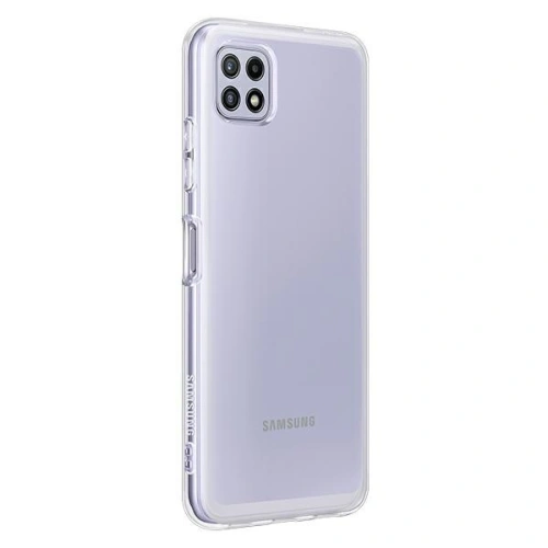 Kup Samsung Gehäuse Galaxy A22 5G EF-QA226TT Weiche Abdeckung Transparent - SMG447CL - {ean13} - Sklep Home Screen