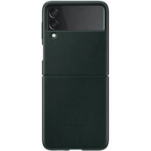 Kup Etui Samsung Galaxy Flip 3 EF-VF711LGEGWW zielony/green Leather Cover - SMG451GRN - {ean13} - Sklep Home Screen
