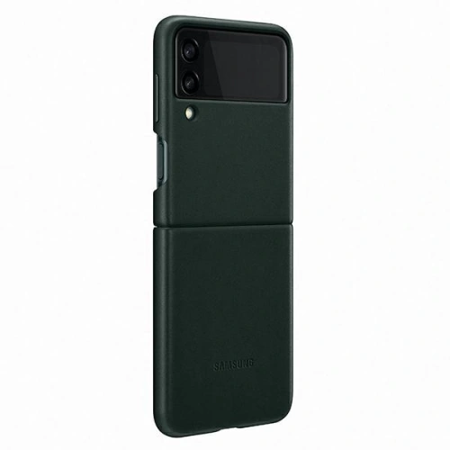 Kup Etui Samsung Galaxy Flip 3 EF-VF711LGEGWW verde/green Leather Cover - SMG451GRN - {ean13} - Sklep Home Screen