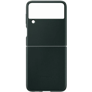 Kup Etui Samsung Galaxy Flip 3 EF-VF711LGEGWW zielony/green Leather Cover - SMG451GRN - {ean13} - Sklep Home Screen