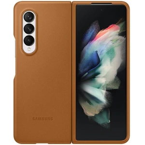 Samsung Galaxy Z Fold 3 EF-VF926LAEGWW camel Leather Cover