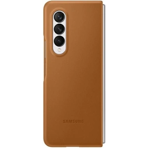 Etui Samsung Galaxy Z Fold 3 EF-VF926LAEGWW hnědý kožený kryt