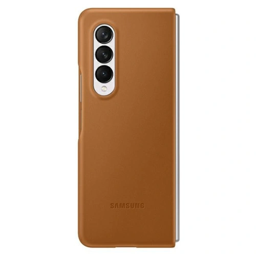 Kup Samsung Tasche Galaxy Z Fold 3 EF-VF926LAEGWW camel Lederhülle - SMG452CAM - {ean13} - Sklep Home Screen