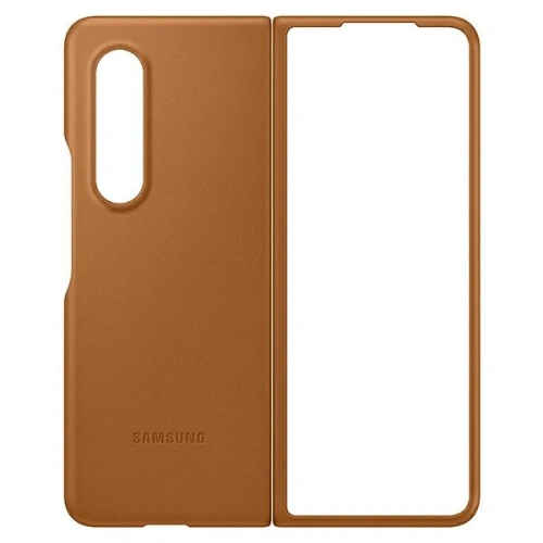 Kup Etui Samsung Galaxy Z Fold 3 EF-VF926LAEGWW hnědý kožený kryt - SMG452CAM - {ean13} - Sklep Home Screen