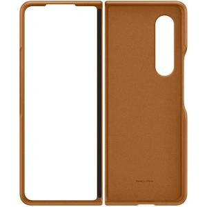 Kup Etui Samsung Galaxy Z Fold 3 EF-VF926LAEGWW camel Leather Cover - SMG452CAM - {ean13} - Sklep Home Screen