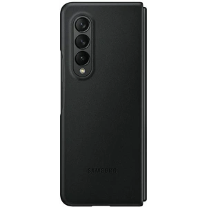 Etui Samsung Galaxy Z Fold 3 EF-VF926LBEGWW fekete/bőr borítás