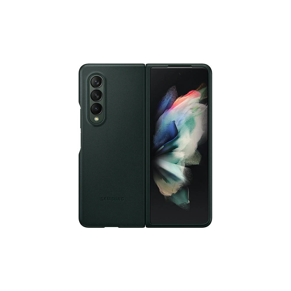 Etui Samsung Galaxy Z Fold 3 EF-VF926LGEGWW zielony/green Leather Cover