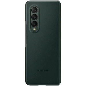 Etui Samsung Galaxy Z Fold 3 EF-VF926LGEGWW zöld/zöld Bőr tok