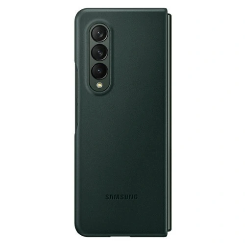 Buy Samsung Galaxy Z Fold 3 EF-VF926LGEGWW green Leather Cover - SMG454GRN - {ean13} - Home Screen Store Europe