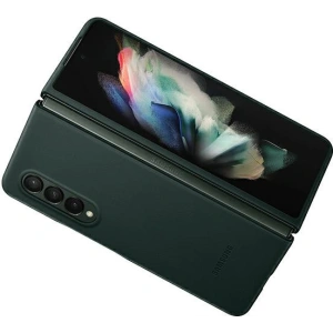 Kup Etui Samsung Galaxy Z Fold 3 EF-VF926LGEGWW zielony/green Leather Cover - SMG454GRN - {ean13} - Sklep Home Screen
