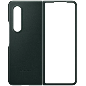 Kup Etui Samsung Galaxy Z Fold 3 EF-VF926LGEGWW zielony/green Leather Cover - SMG454GRN - {ean13} - Sklep Home Screen