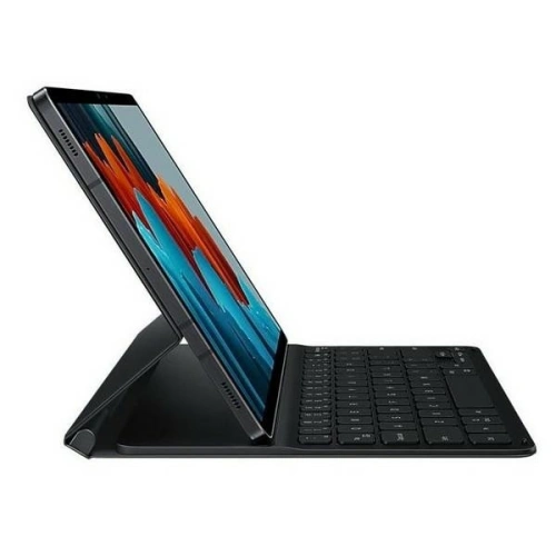 Kup Etui z klawiaturą Samsung Galaxy Tab S7/S8 EF-DT630UB czarny/black Bookcover Keyboard - SMG456BLK - {ean13} - Sklep Home Screen
