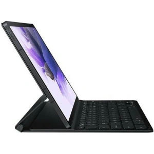 Kup Etui z klawiaturą Samsung Galaxy Tab S7+ Plus/S7 FE/S8+ Plus EF-DT730UB fekete/fekete Bookcover Keyboard - SMG457BLK - {ean13} - Sklep Home Screen