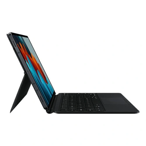 Kup Etui z klawiaturą Samsung Galaxy Tab S7/S8 EF-DT870UBEGEU czarny/black Bookcover Keyboard - SMG458BLK - {ean13} - Sklep Home Screen